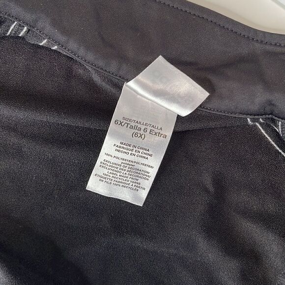 Adidas zip up jacket.  Size 6X.  Holographic stripes. - Picture 5 of 6